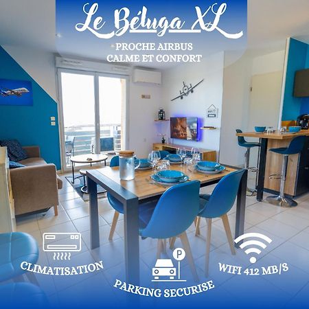 Le Beluga Xl - Confort Et Proximite Airbus Colomiers Eksteriør bilde