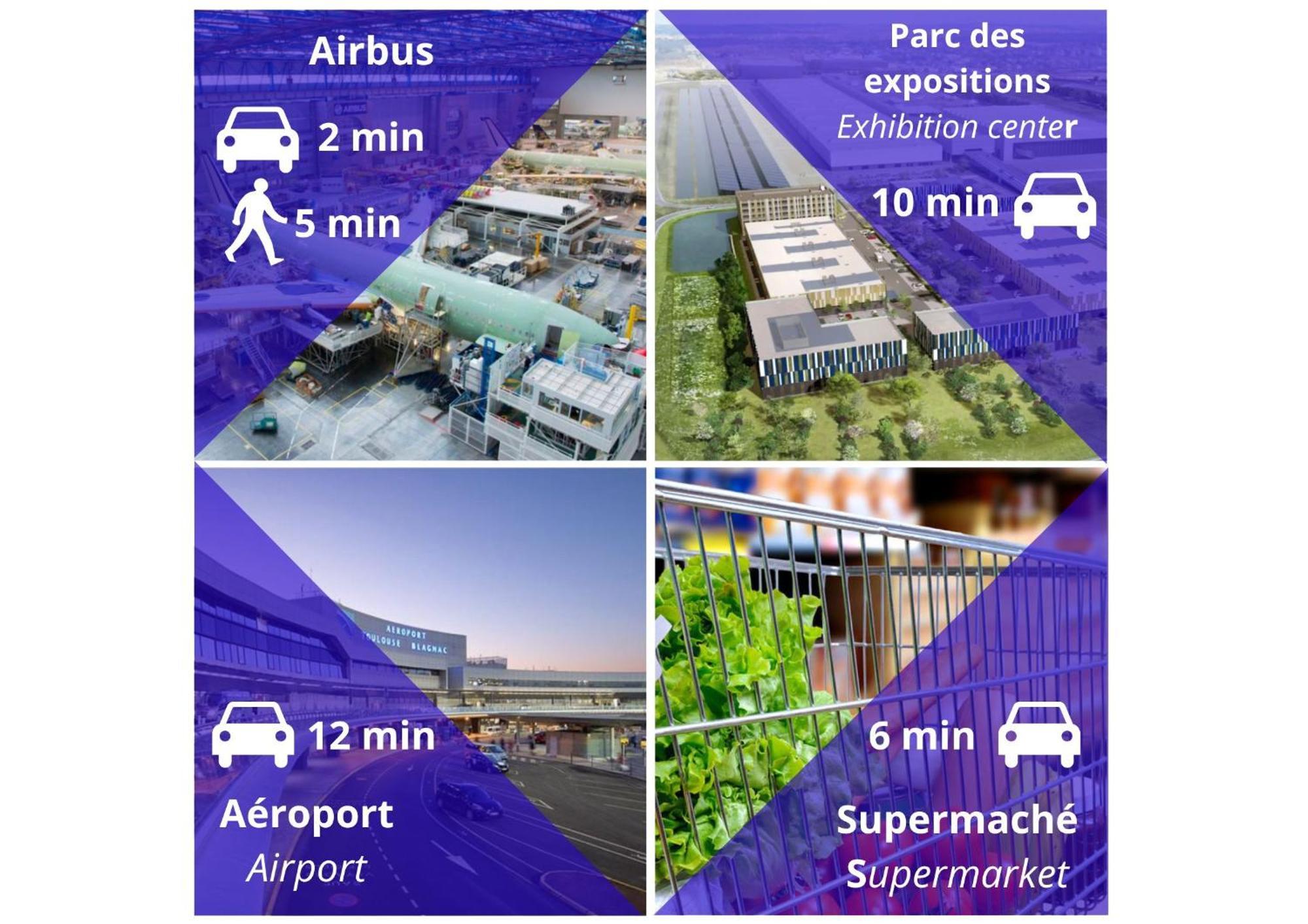 Le Beluga Xl - Confort Et Proximite Airbus Colomiers Eksteriør bilde